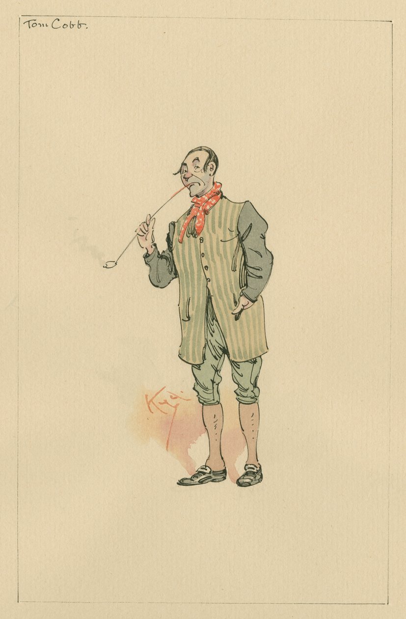 Tom Cobb, 1920-as évek (toll és tinta WC-vel papíron) alkotó: Joseph Clayton Clarke