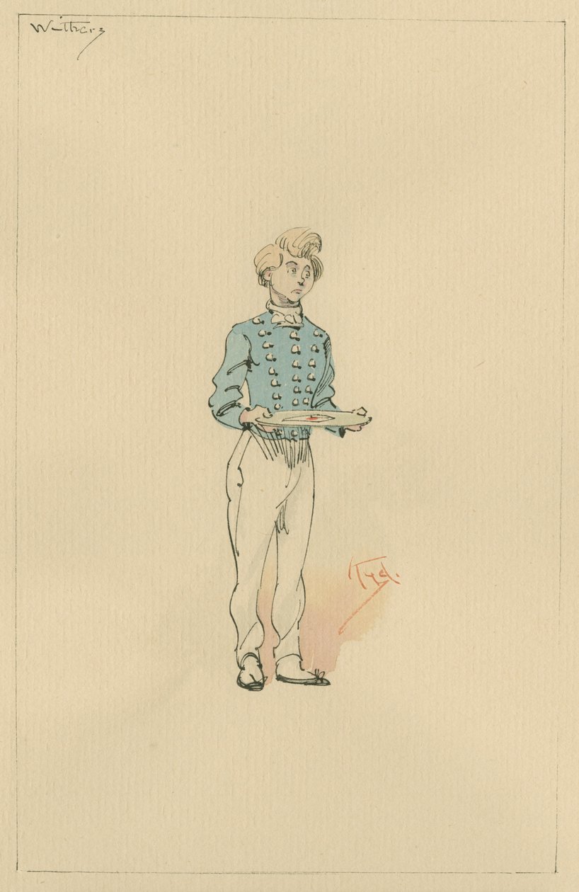 Mar, 1920-as évek körül (toll és tinta WC-vel papíron) alkotó: Joseph Clayton Clarke