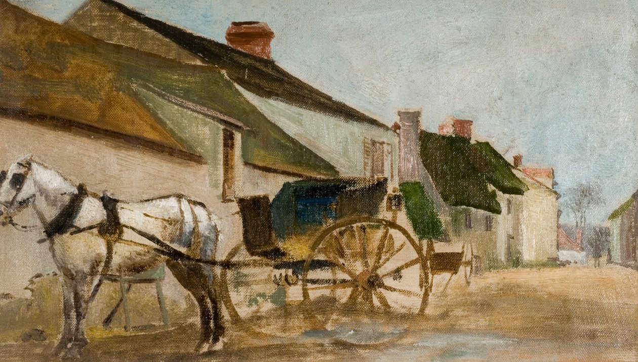 Póni és kosár alkotó: Joseph Crawhall