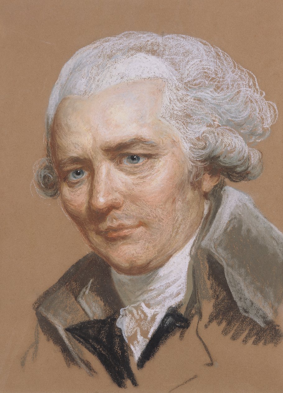 Pierre Choderlos De Laclos (1741-1803), tiszt és francia író portréja (pasztell és WC papíron) alkotó: Joseph Ducreux