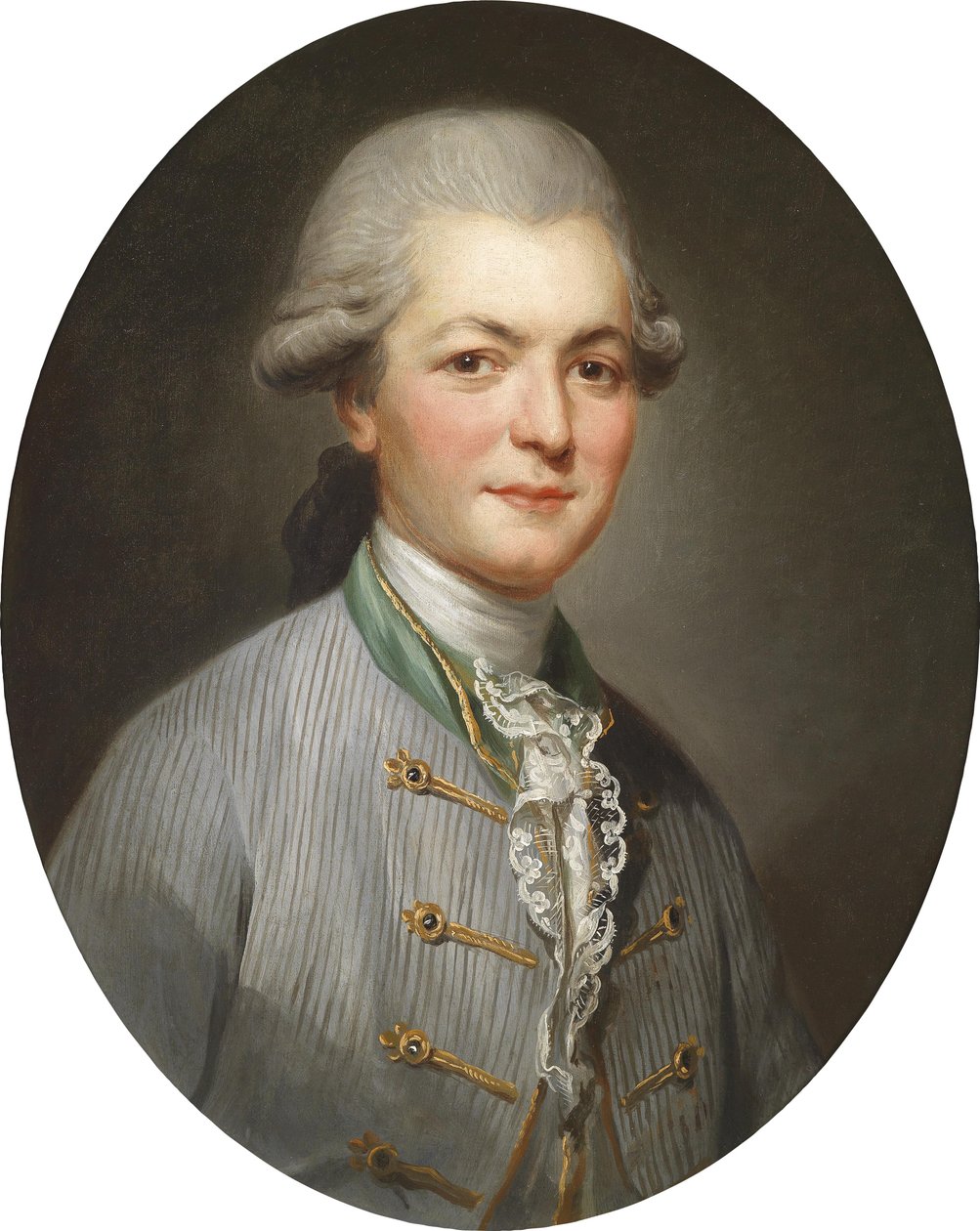 Gróf Károly József de Pallu arcképe (1753–1823) alkotó: Joseph Ducreux