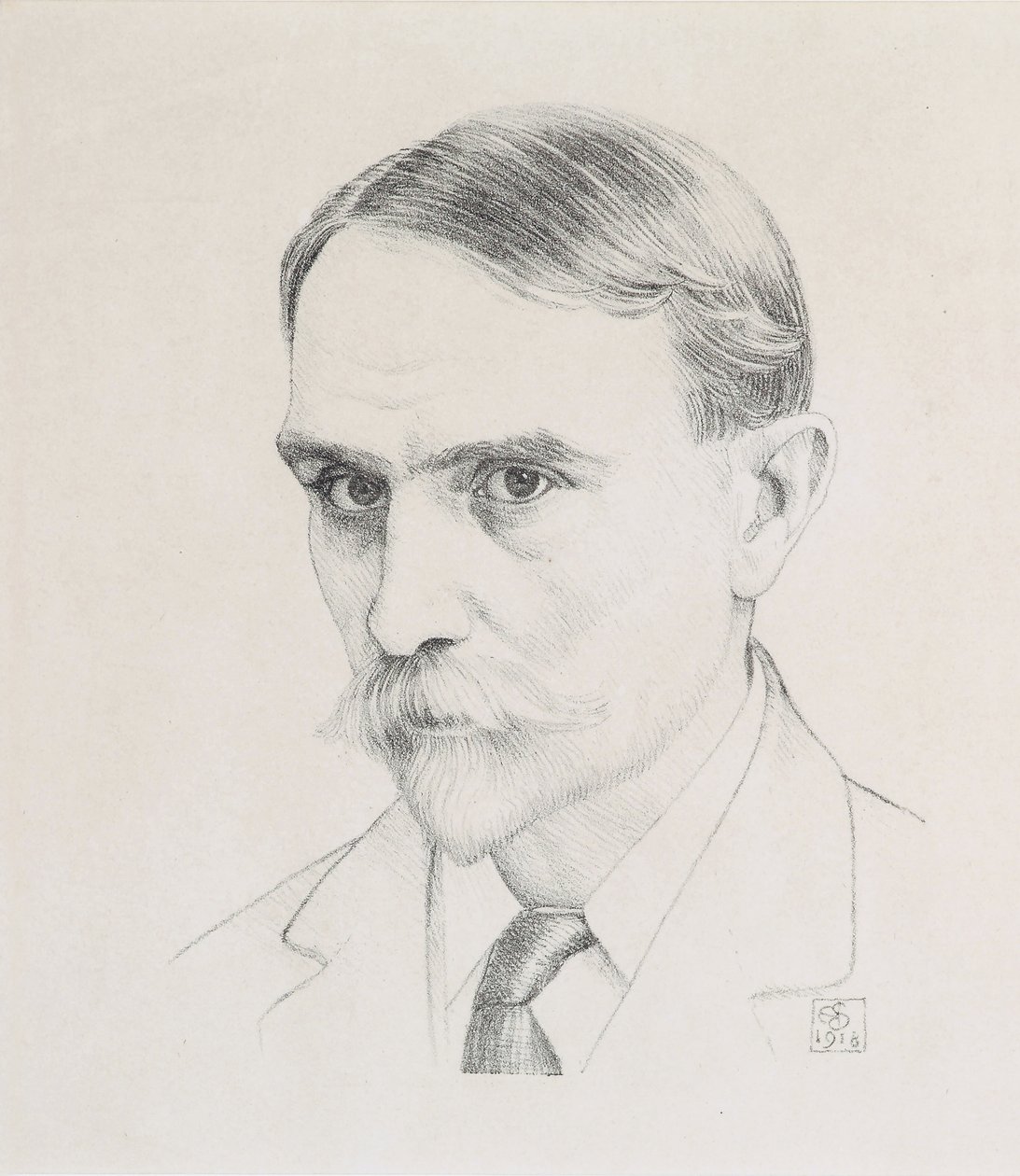 Önarckép, 1918 alkotó: Joseph Edward Southall