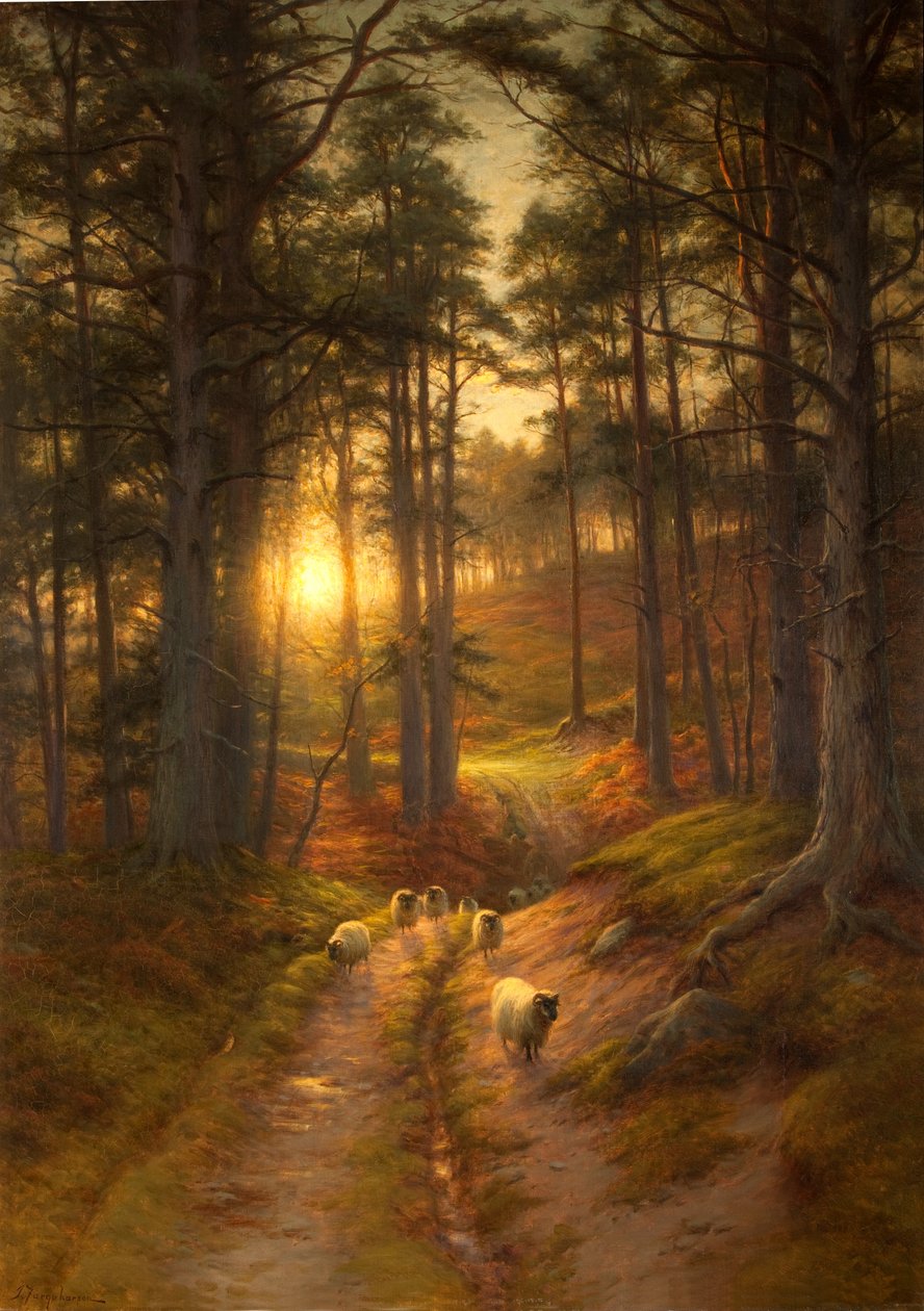 A Nap gyorsan lesüllyed nyugaton alkotó: Joseph Farquharson