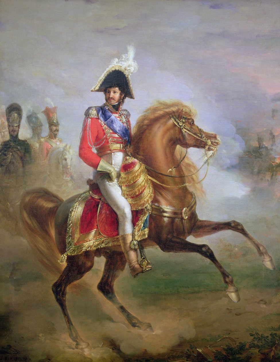 Joachim Murat ( 1767-1815) lóháton, 1814-15 alkotó: Joseph Franque