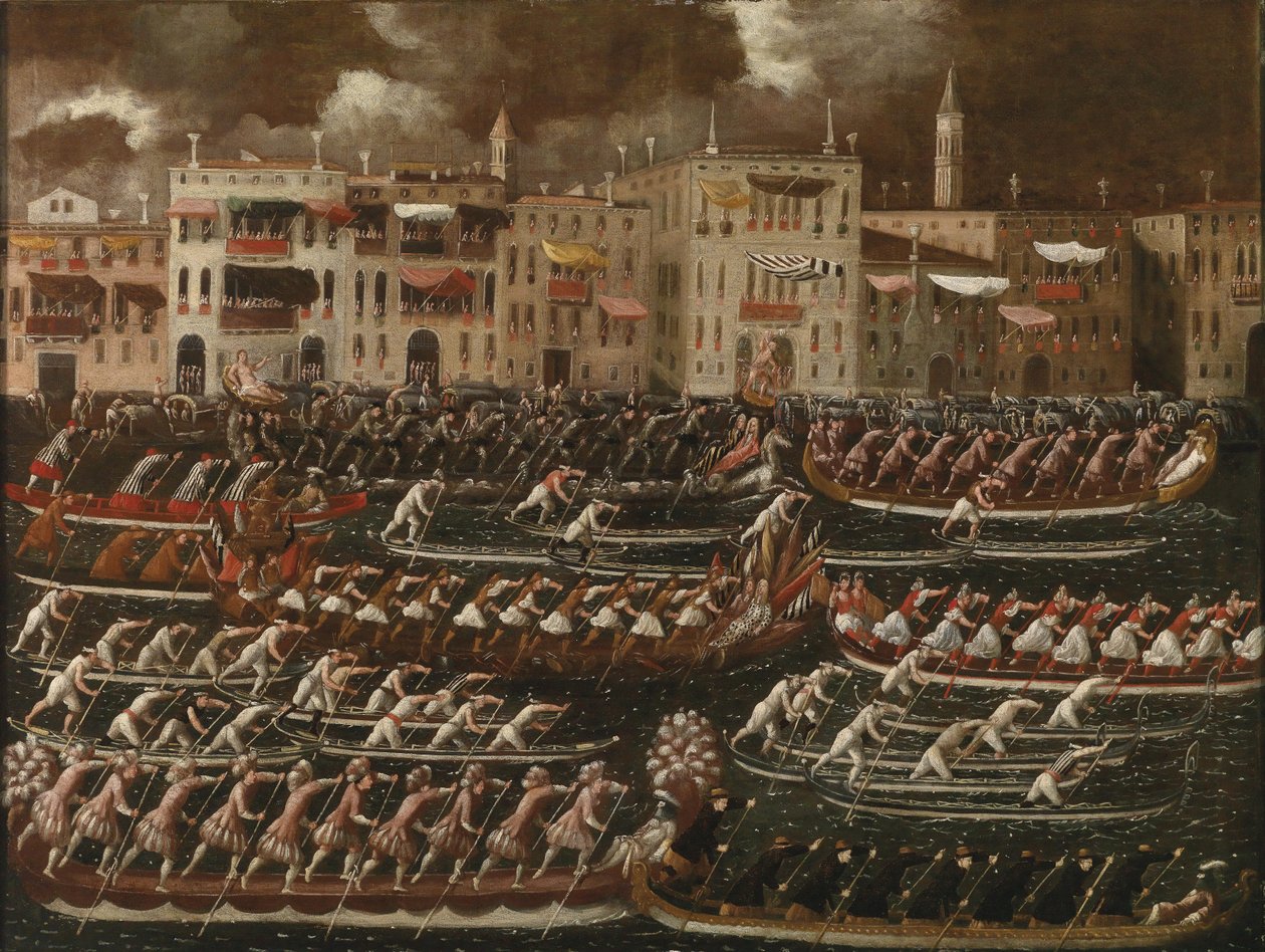 Regatta a Grand Canal -on alkotó: Joseph Heintz der Jüngere