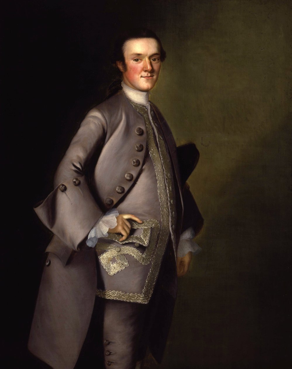 Thomas Wentworth portréja, 1761 alkotó: Joseph Jonathan Blackburn