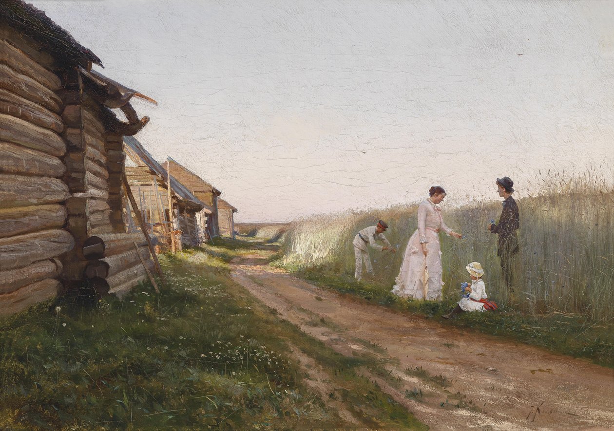 A kukoricásban alkotó: Joseph Krachkovsky