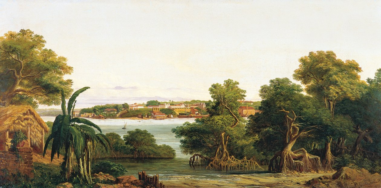 Kilátás São Luis do Maranhão -ra alkotó: Joseph Léon Righini
