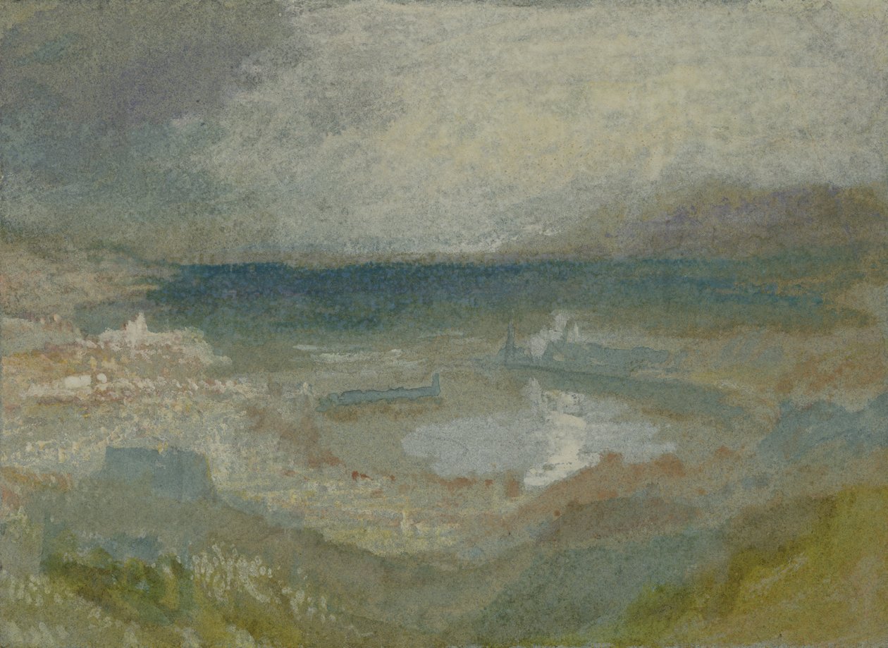 Vihar Genova felett alkotó: Joseph Mallord William Turner