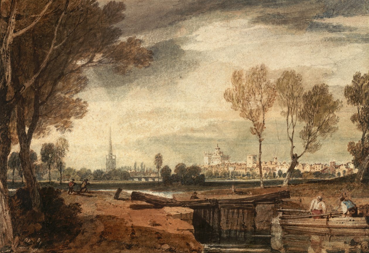 Abingdon, Oxfordshire, 1805 körül alkotó: Joseph Mallord William Turner