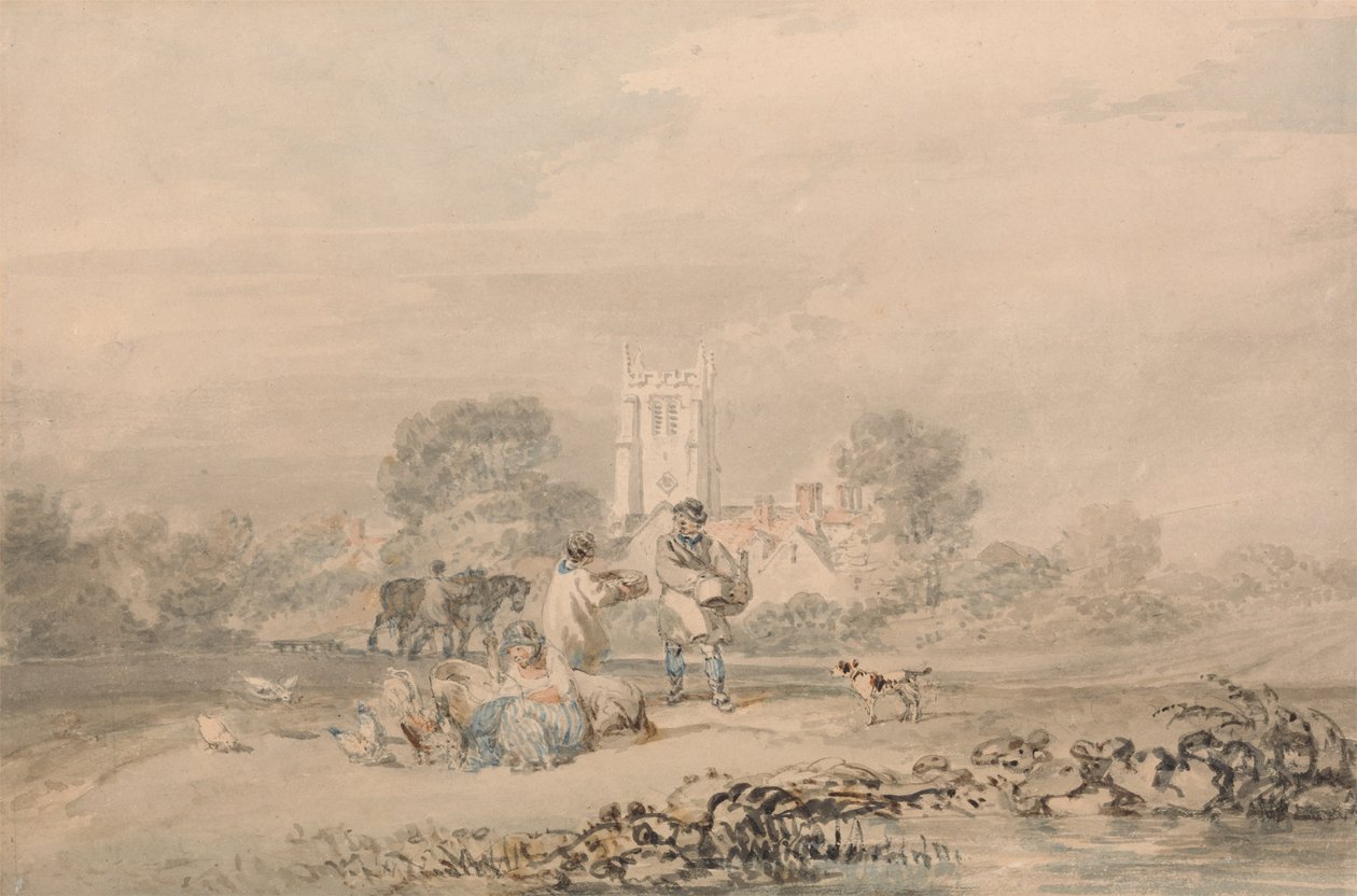 A gabona őszi vetése alkotó: Joseph Mallord William Turner