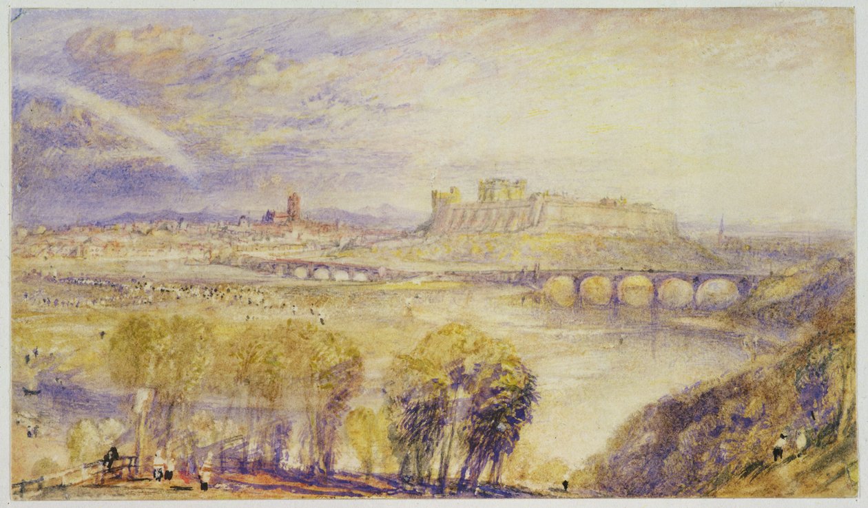Carlisle, 1832 körül (wc szőtt papíron) alkotó: Joseph Mallord William Turner
