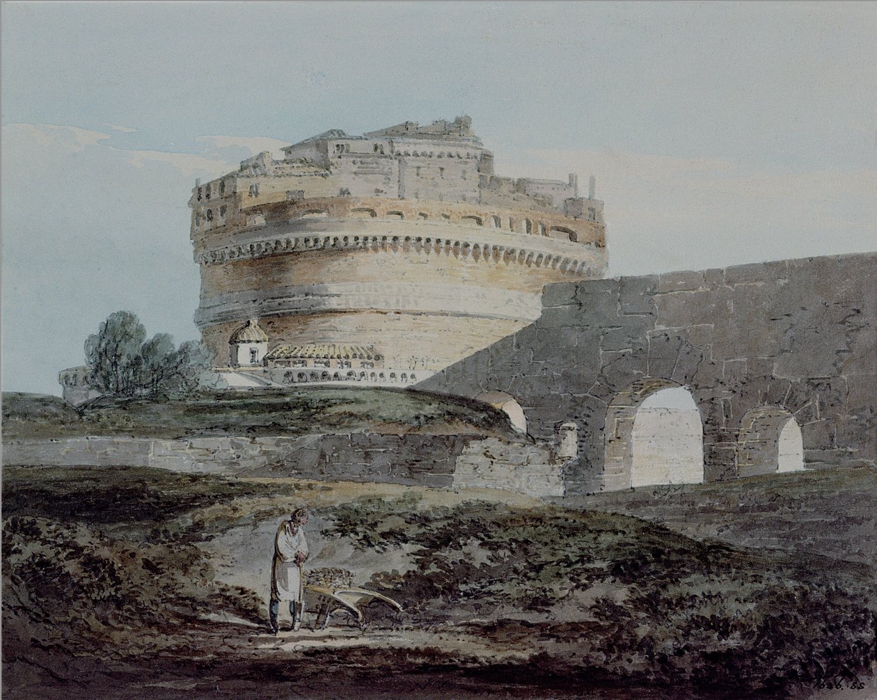 San Angelo kastély, Róma alkotó: Joseph Mallord William Turner