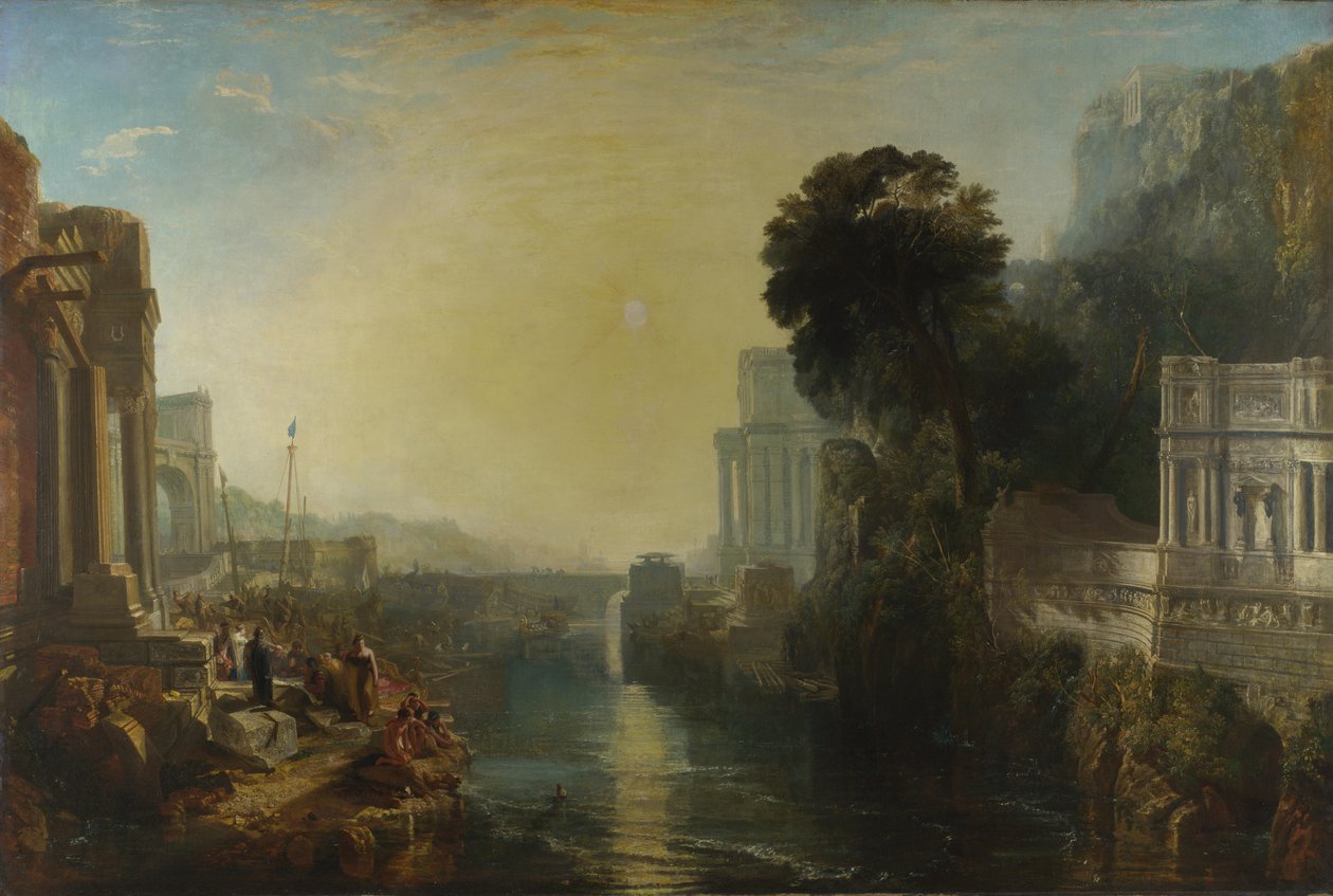 Dido építi Karthágót, avagy a Karthágói Birodalom felemelkedését, 1815 alkotó: Joseph Mallord William Turner