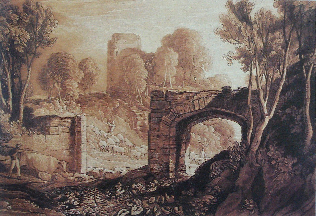 Keleti kapu Winchelsea alkotó: Joseph Mallord William Turner