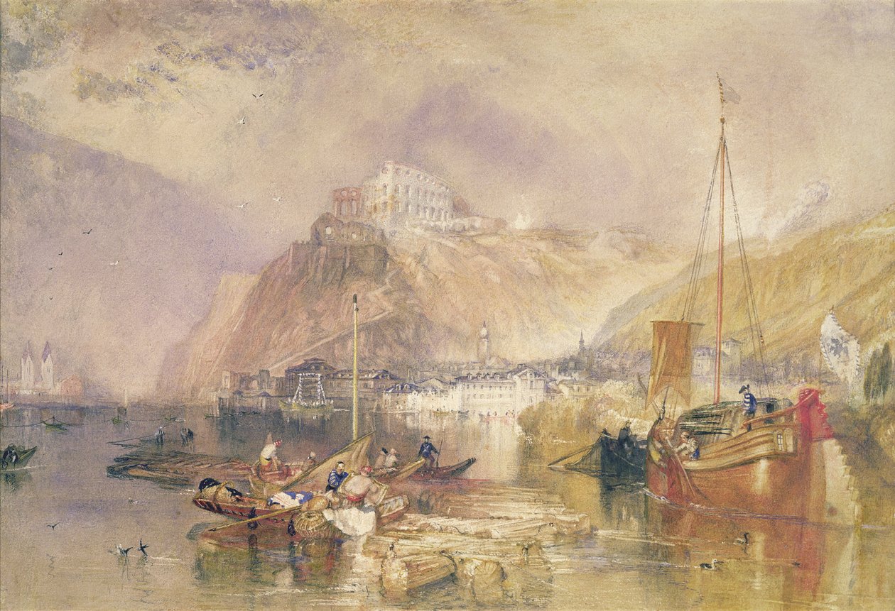 Ehrenbreitstein alkotó: Joseph Mallord William Turner