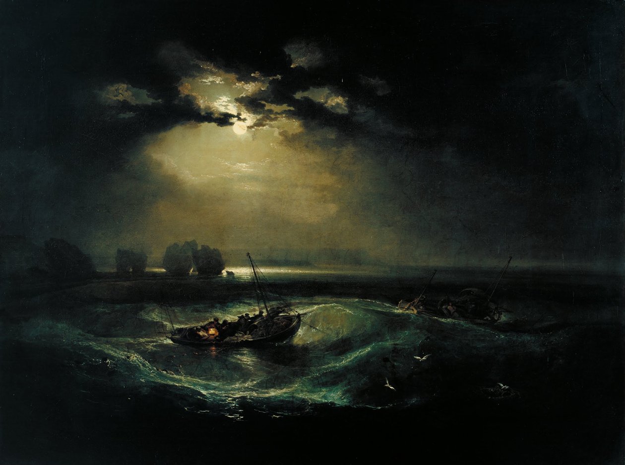 Halászok a tengeren alkotó: Joseph Mallord William Turner