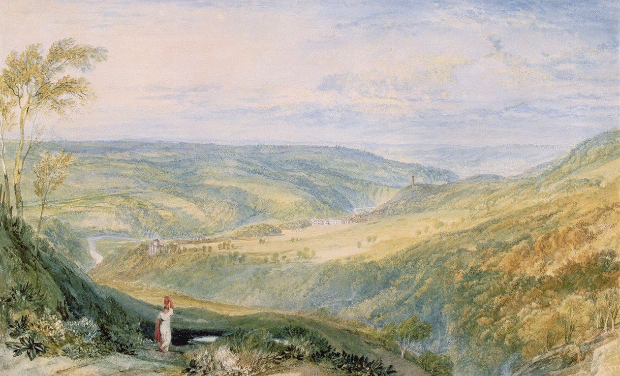 Gibside, Durham megye délről (a párért lásd: 155786) alkotó: Joseph Mallord William Turner