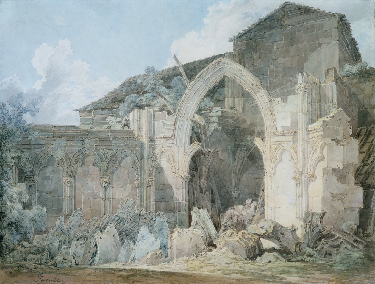 Glastonbury apátság alkotó: Joseph Mallord William Turner