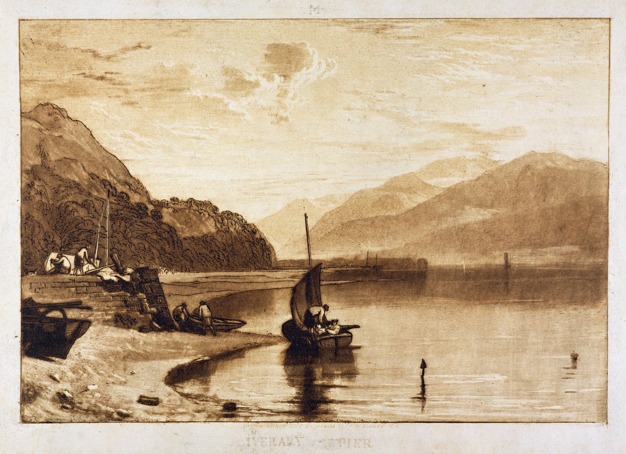 Inverary Pier, 1859-61 alkotó: Joseph Mallord William Turner