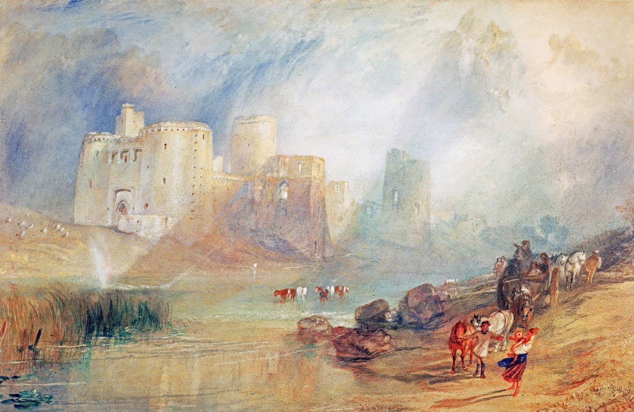 Kidwelly kastély, Wales alkotó: Joseph Mallord William Turner