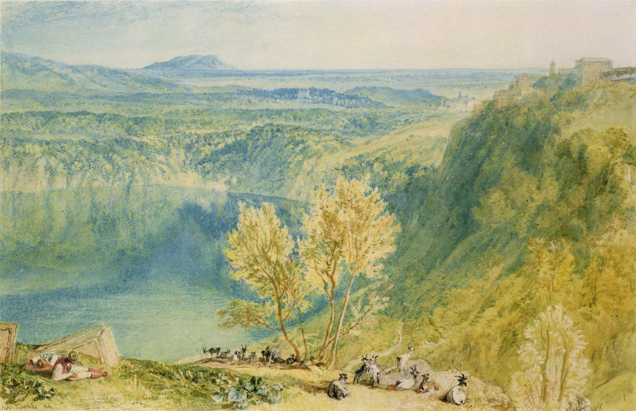 Nemi-tó alkotó: Joseph Mallord William Turner