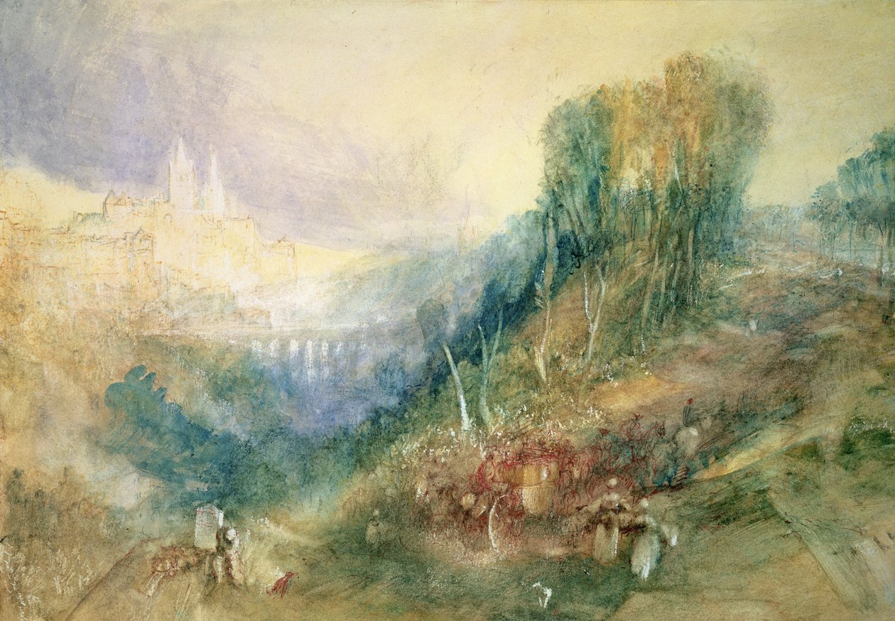 Lausanne Nyugatról alkotó: Joseph Mallord William Turner