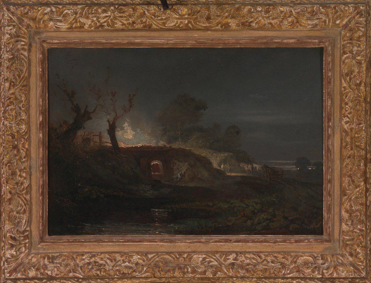 Limekiln Coalbrookdale -ben alkotó: Joseph Mallord William Turner