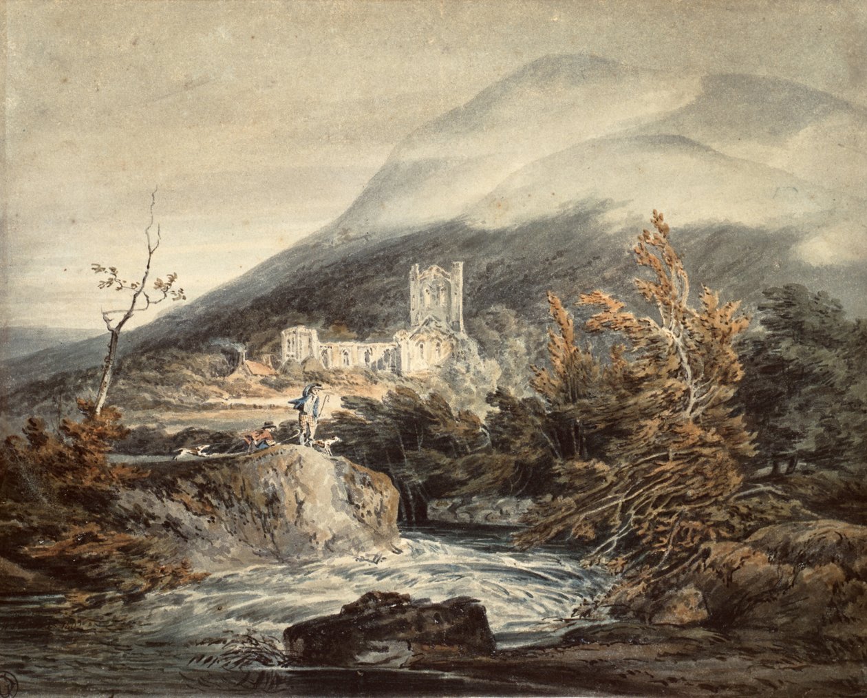 Llanthony -apátság, Monmouthshire alkotó: Joseph Mallord William Turner