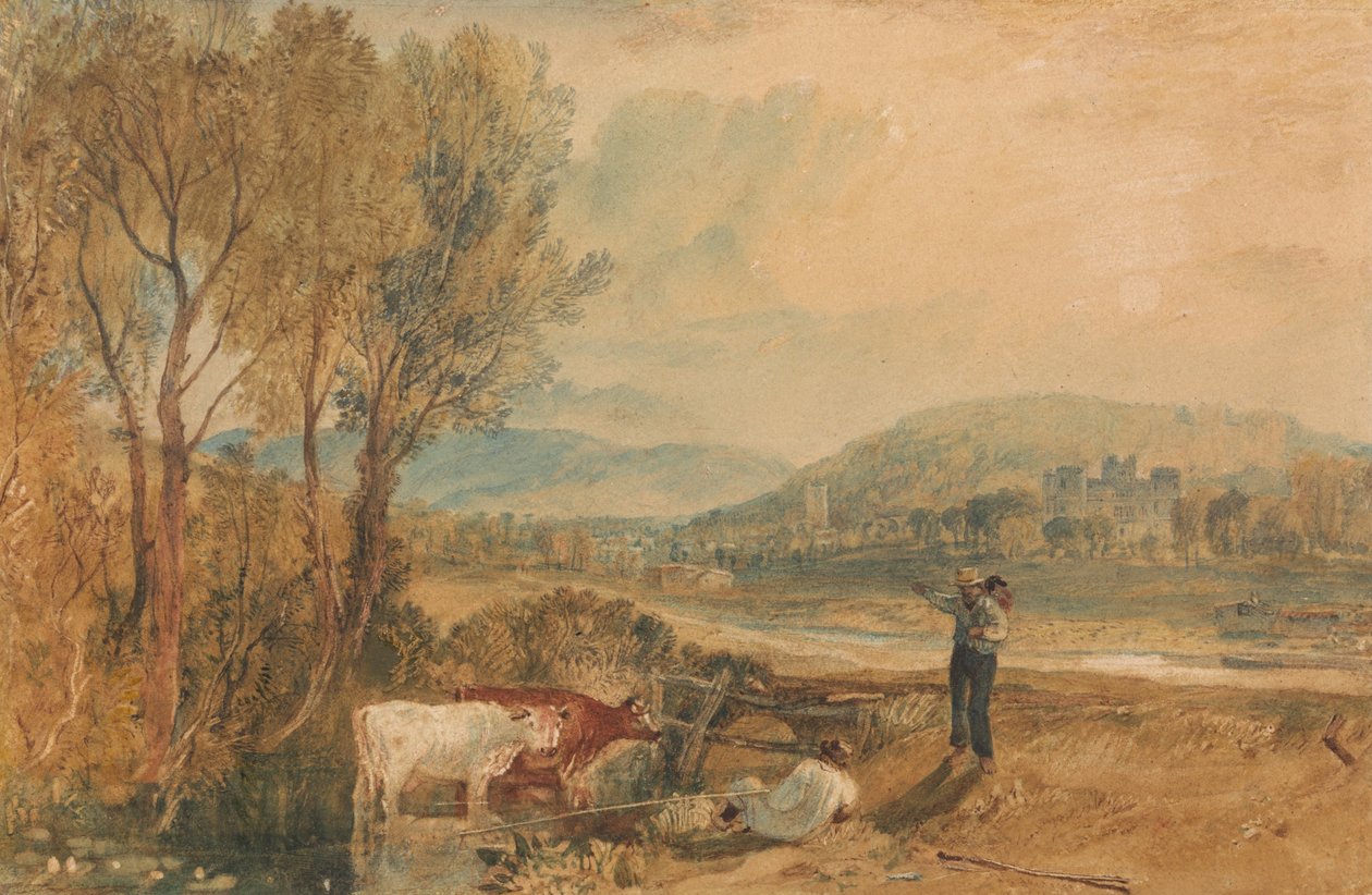 Lulworth kastély, Dorset alkotó: Joseph Mallord William Turner