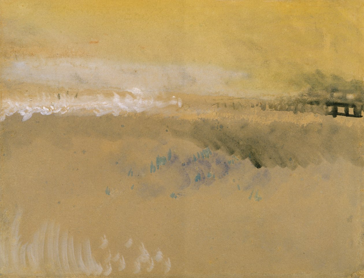 Margate (wc polírozott papíron) alkotó: Joseph Mallord William Turner