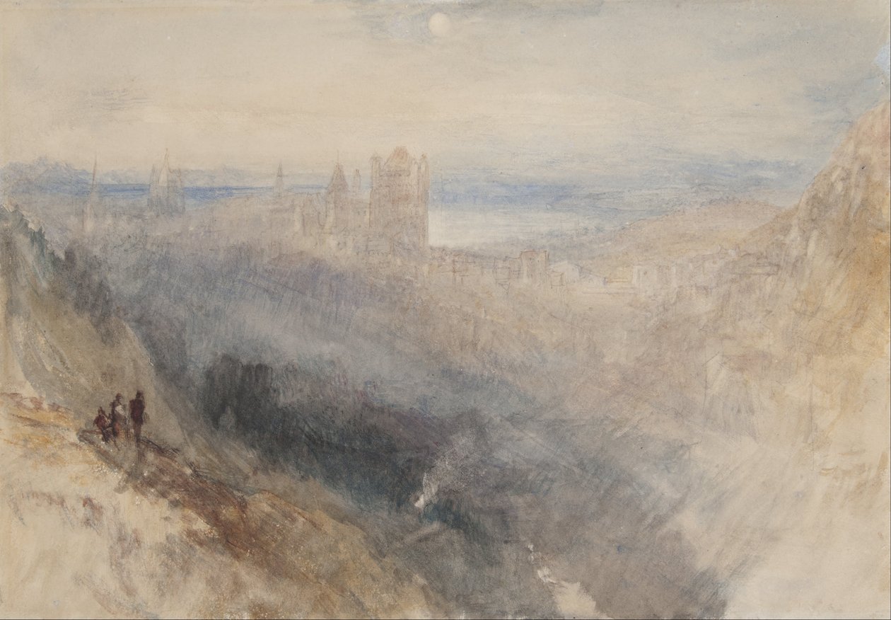 Hold Lausanne felett alkotó: Joseph Mallord William Turner