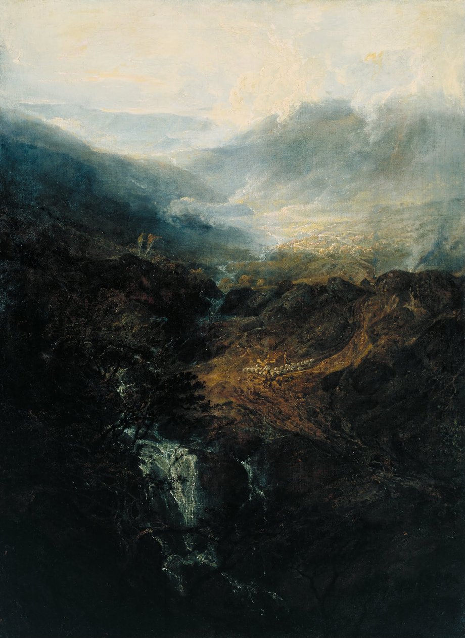 Reggel a Coniston Fells között, Cumberland alkotó: Joseph Mallord William Turner