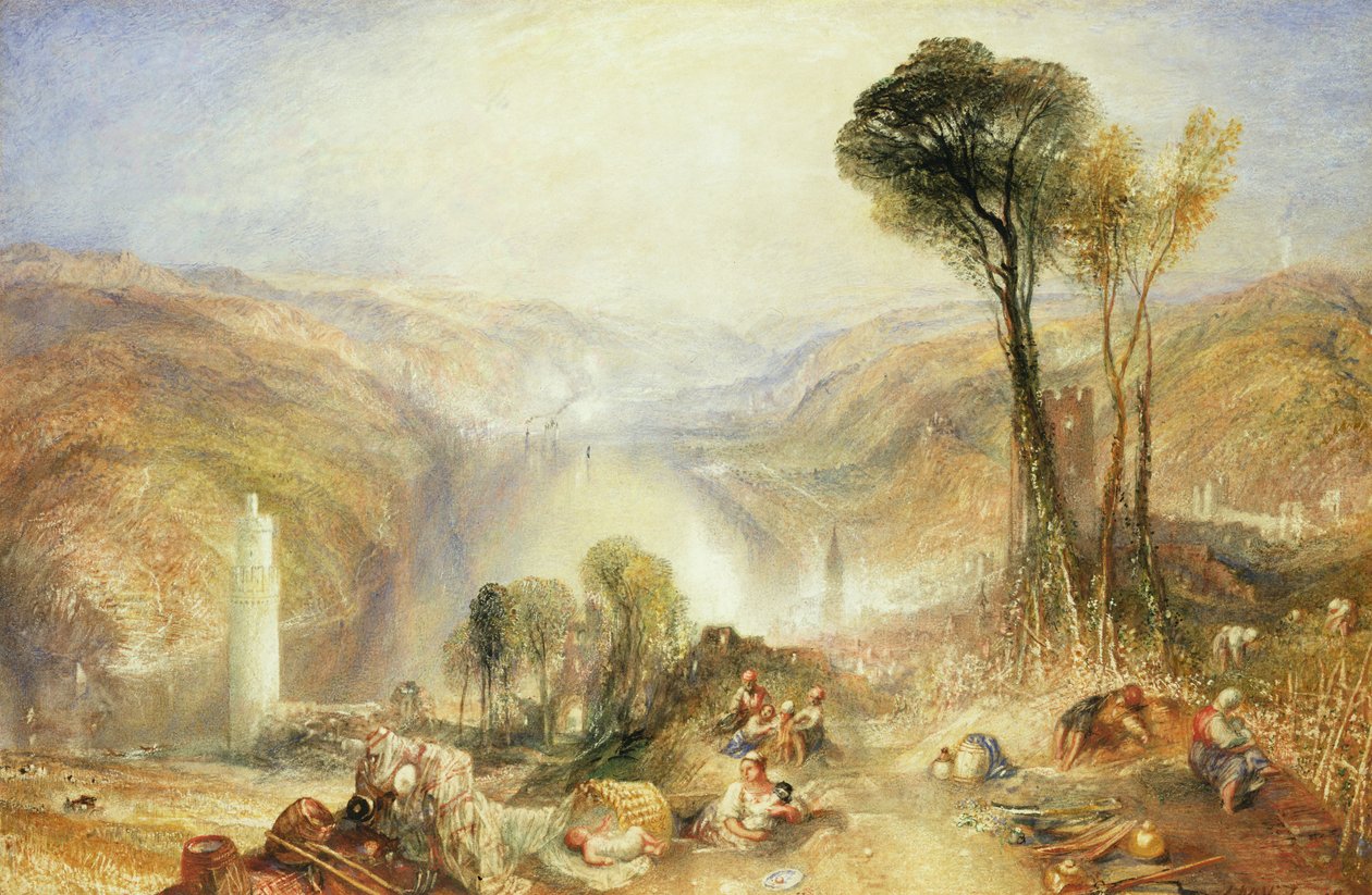 Oberwesel alkotó: Joseph Mallord William Turner