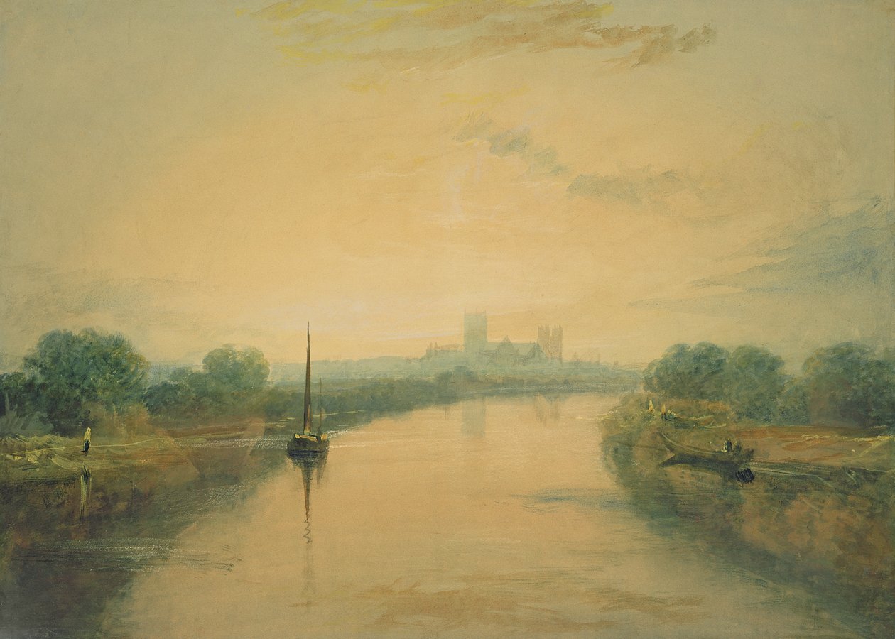 Az Ouse folyón alkotó: Joseph Mallord William Turner