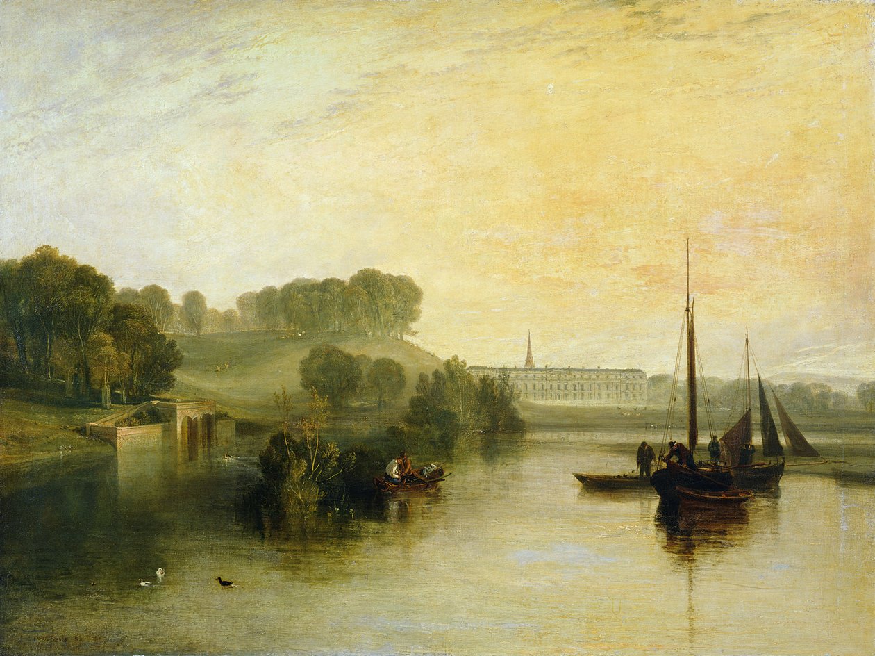 Petworth, Sussex, Egremont grófjának székhelye: Dewy Morning, 1810 alkotó: Joseph Mallord William Turner