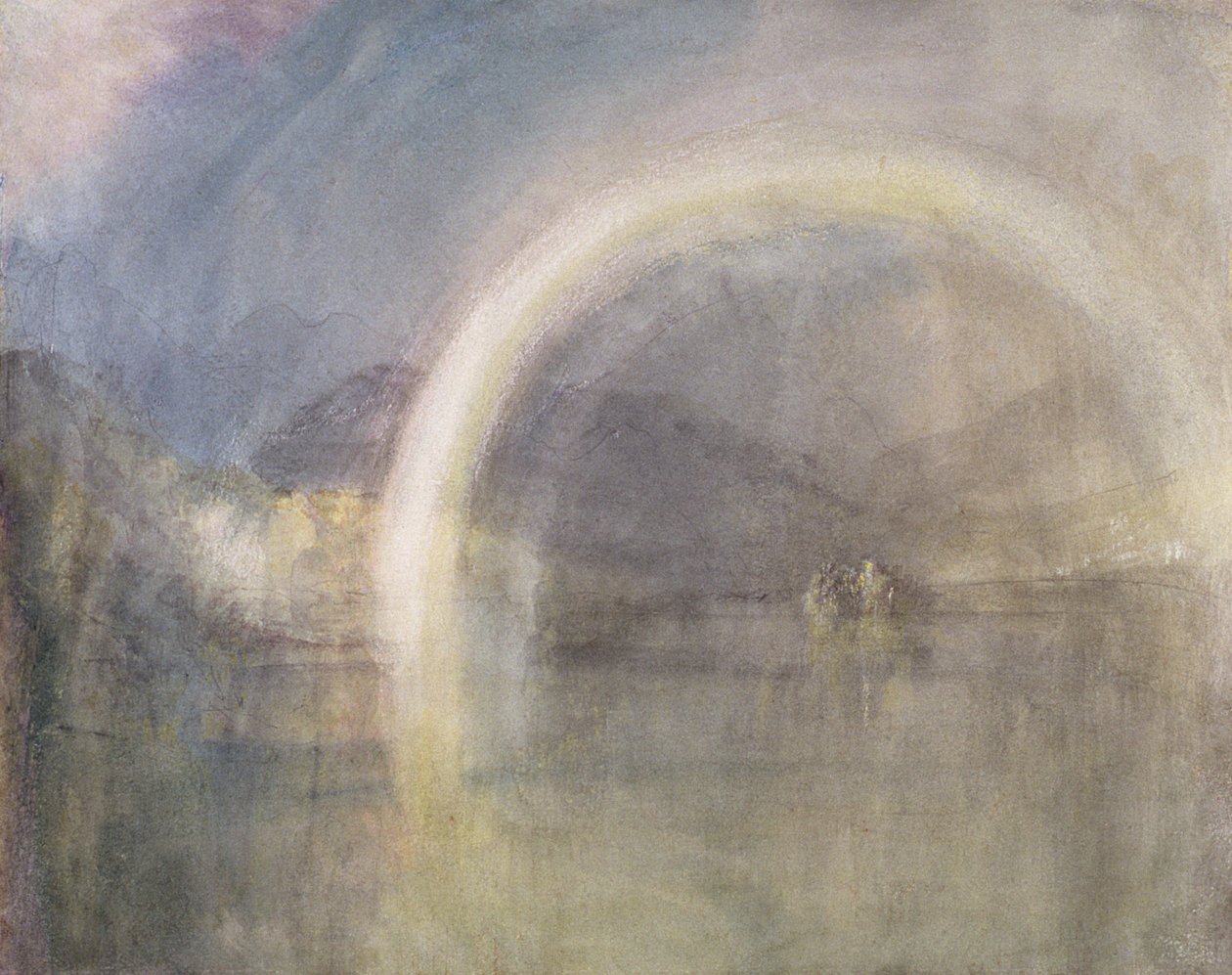 Szivárvány Loch Awe felett, 1831 körül alkotó: Joseph Mallord William Turner