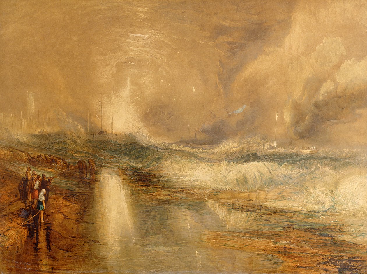 Rakéták és kék fények, 1855 (chromolitho) alkotó: Joseph Mallord William Turner
