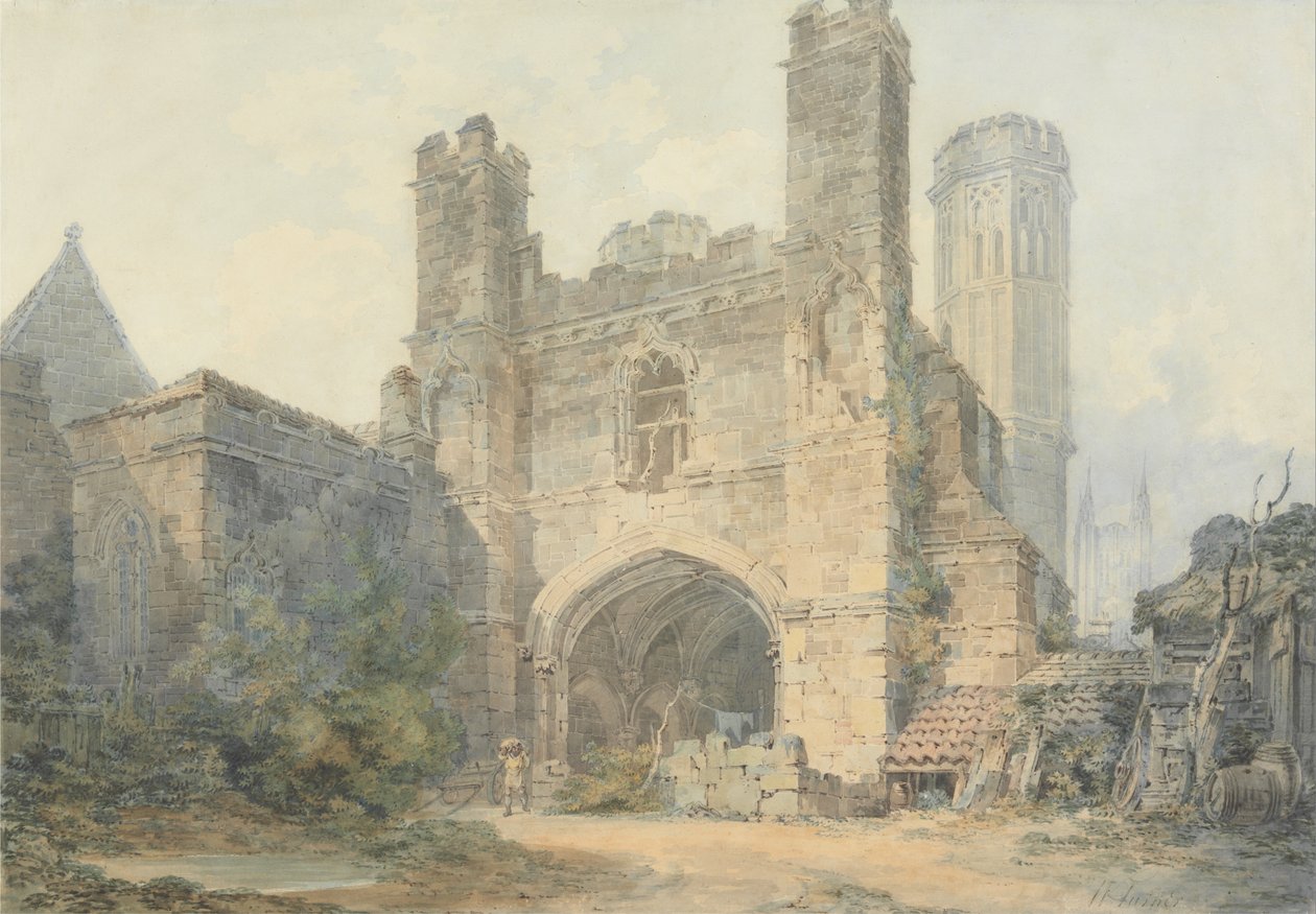Szent Ágoston -kapu, Canterbury alkotó: Joseph Mallord William Turner