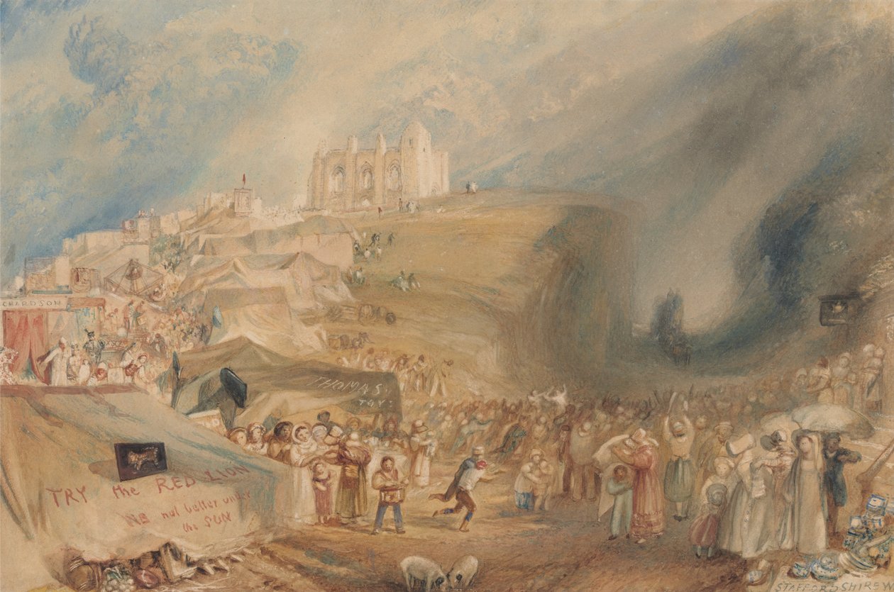 Saint Catherines Hill, Guildford, Surrey alkotó: Joseph Mallord William Turner