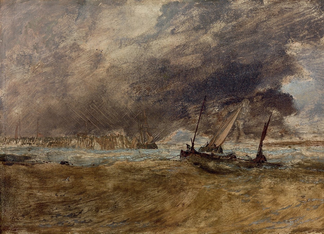 Seapiece halászhajókkal alkotó: Joseph Mallord William Turner
