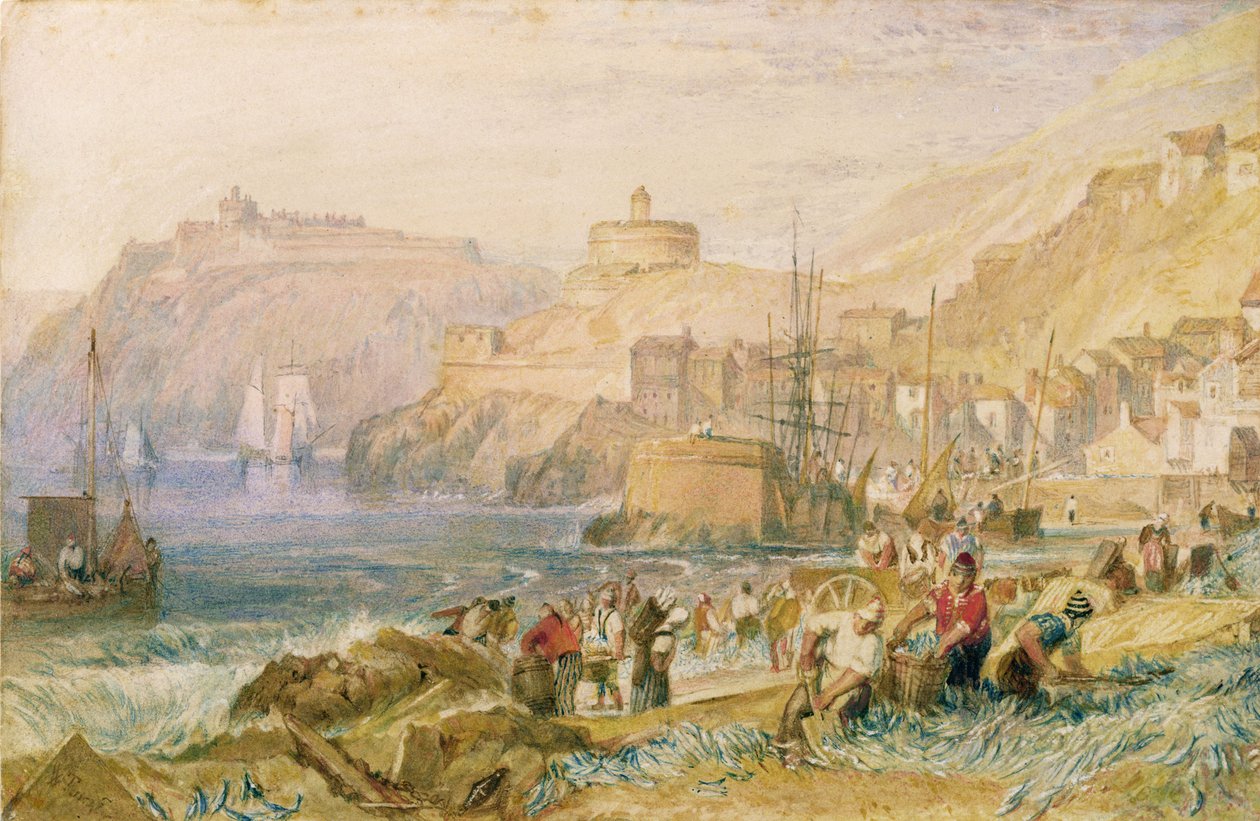 St. Mawes, Cornwall, 1823 körül alkotó: Joseph Mallord William Turner