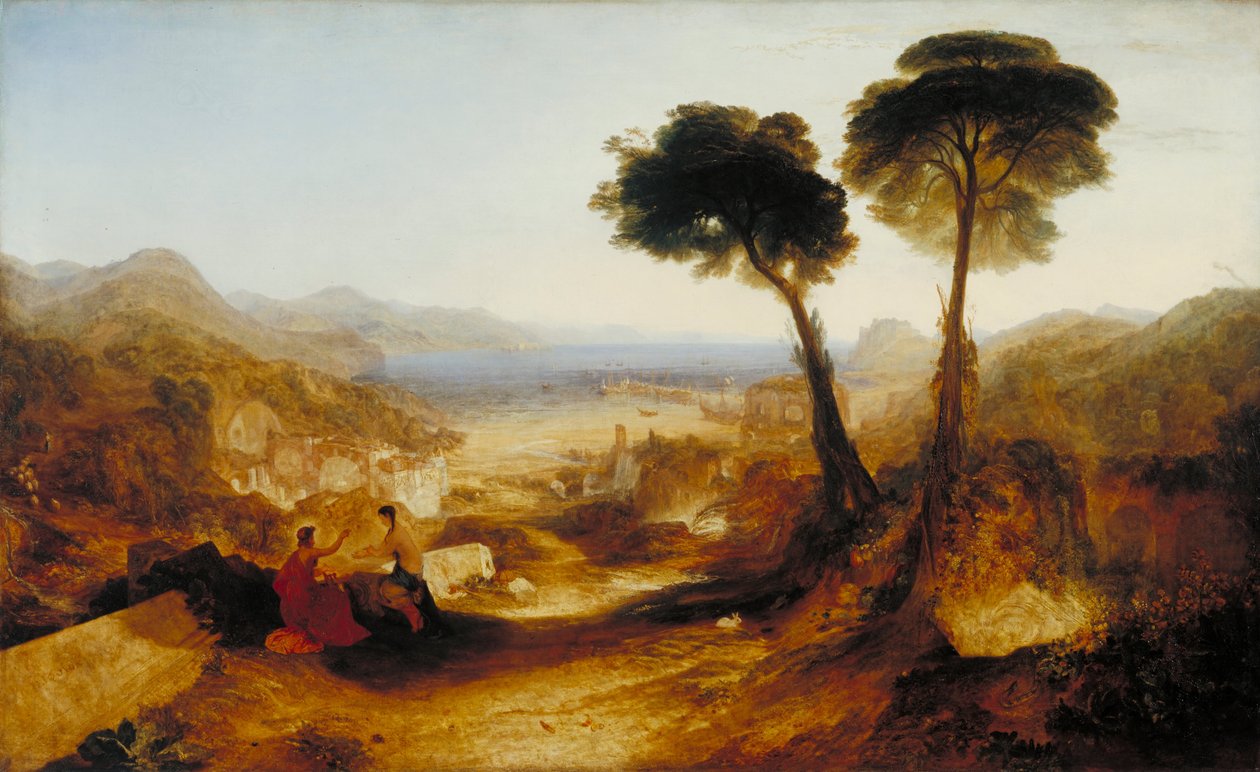 A Baiae -öböl, Apollón és a Szibil alkotó: Joseph Mallord William Turner