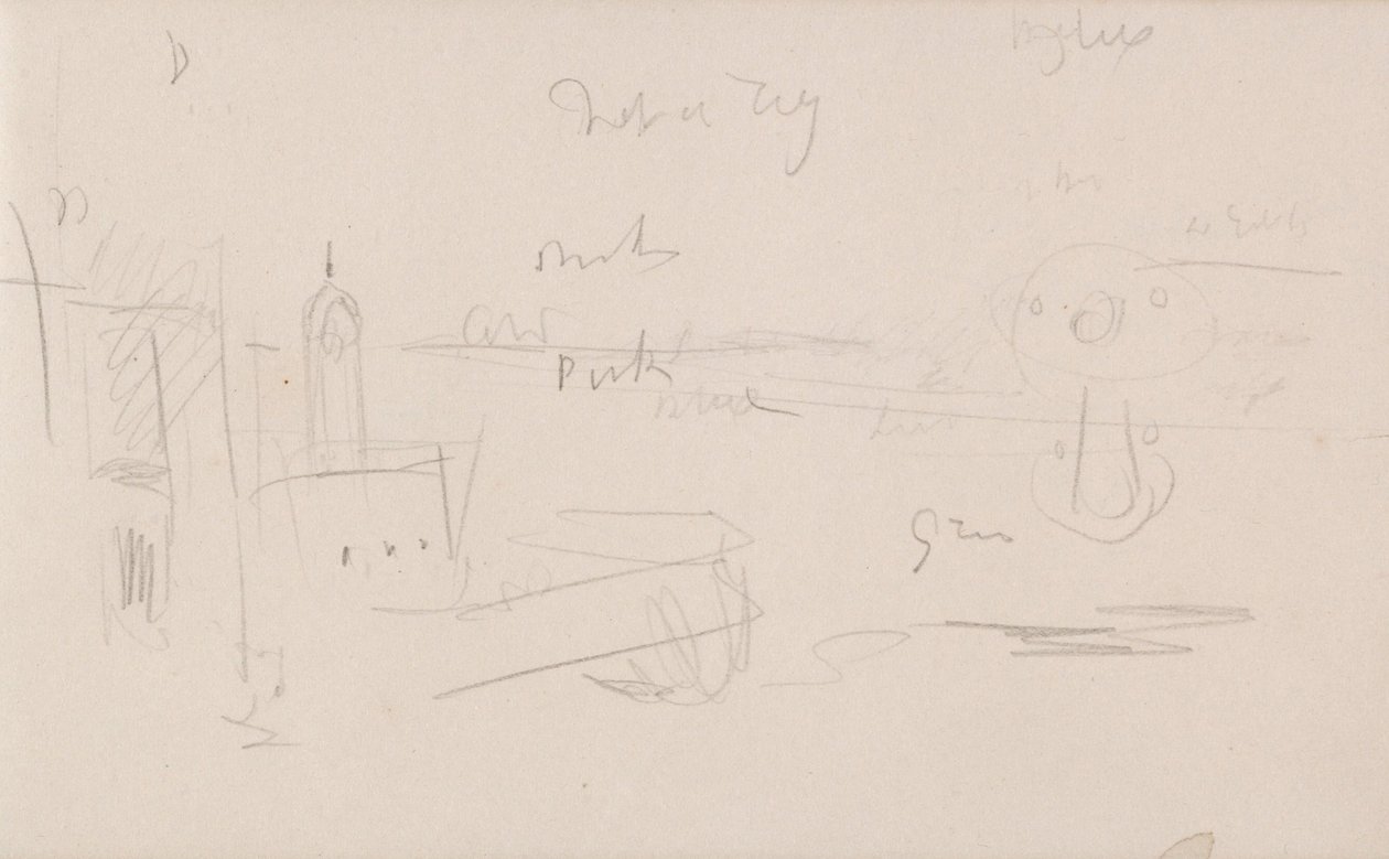 A csatorna vázlatfüzete alkotó: Joseph Mallord William Turner