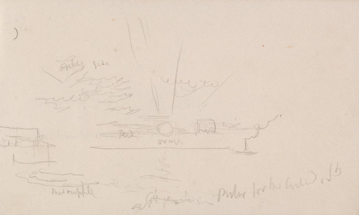 A csatorna vázlatfüzete alkotó: Joseph Mallord William Turner