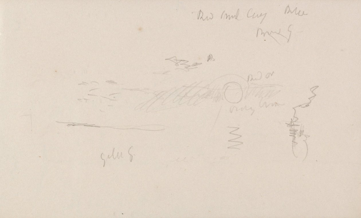 A csatorna vázlatfüzet alkotó: Joseph Mallord William Turner