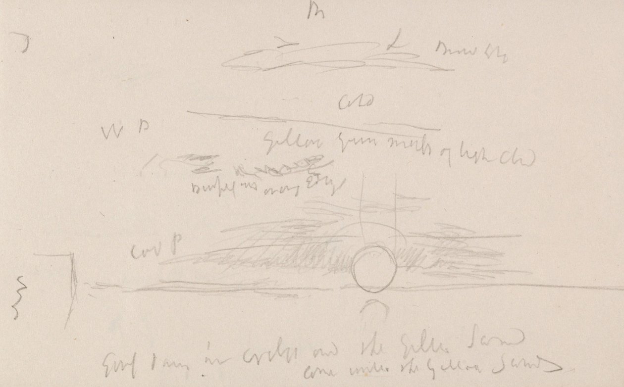 A csatorna vázlatfüzete alkotó: Joseph Mallord William Turner