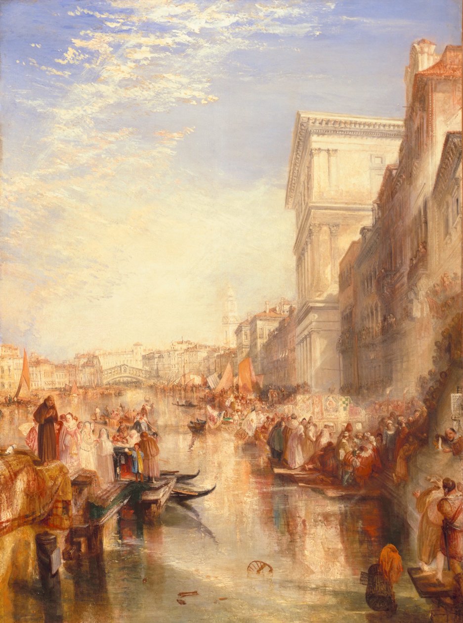 A Grand Canal: Jelenet – egy utca Velencében, 1837 körül alkotó: Joseph Mallord William Turner