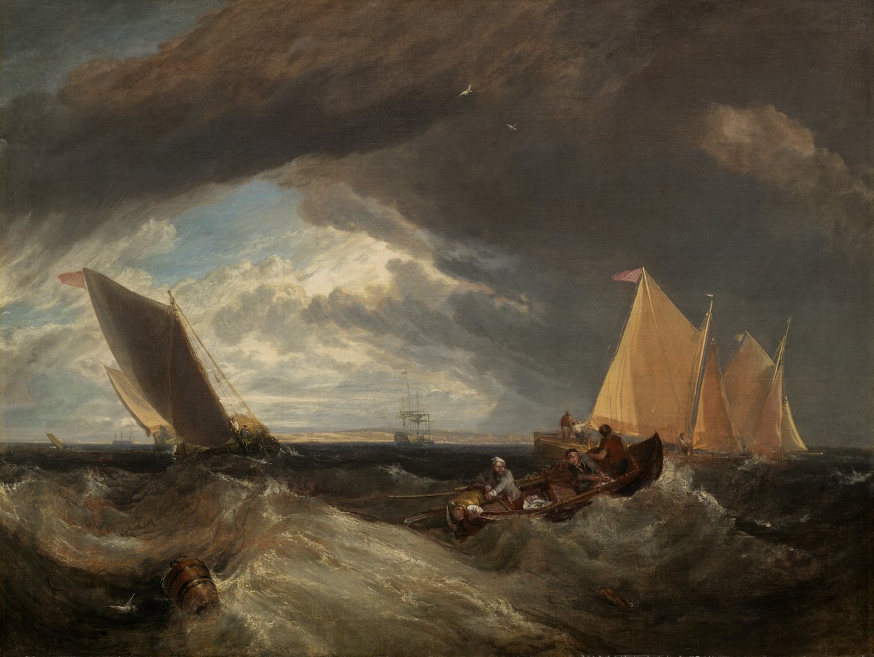 A Temze és a Medway találkozása, 1807 alkotó: Joseph Mallord William Turner