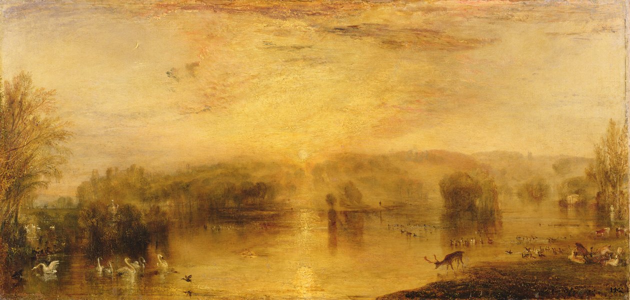 A tó, Petworth: Naplemente, szarvasivás alkotó: Joseph Mallord William Turner